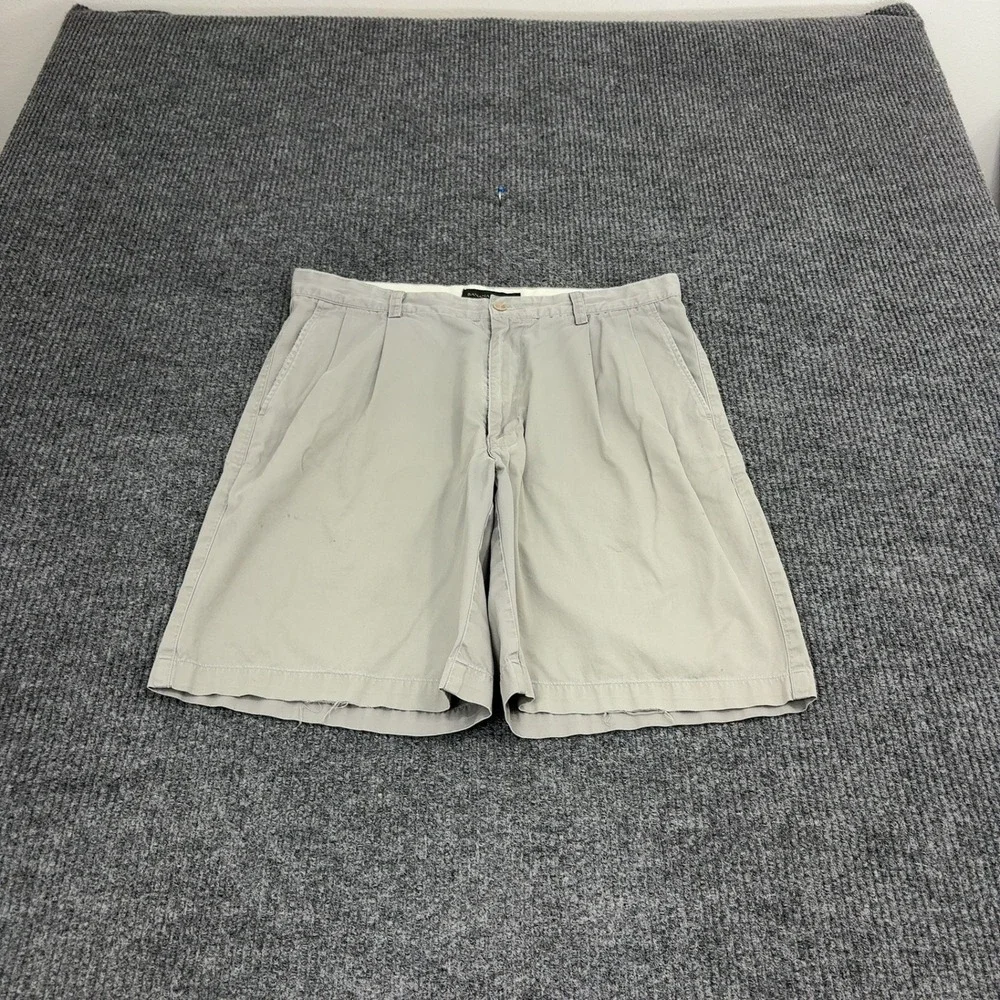 Banana‎ Republic Shorts Mens 34 Khaki Cotton Chino Casual Classic Summer Style
